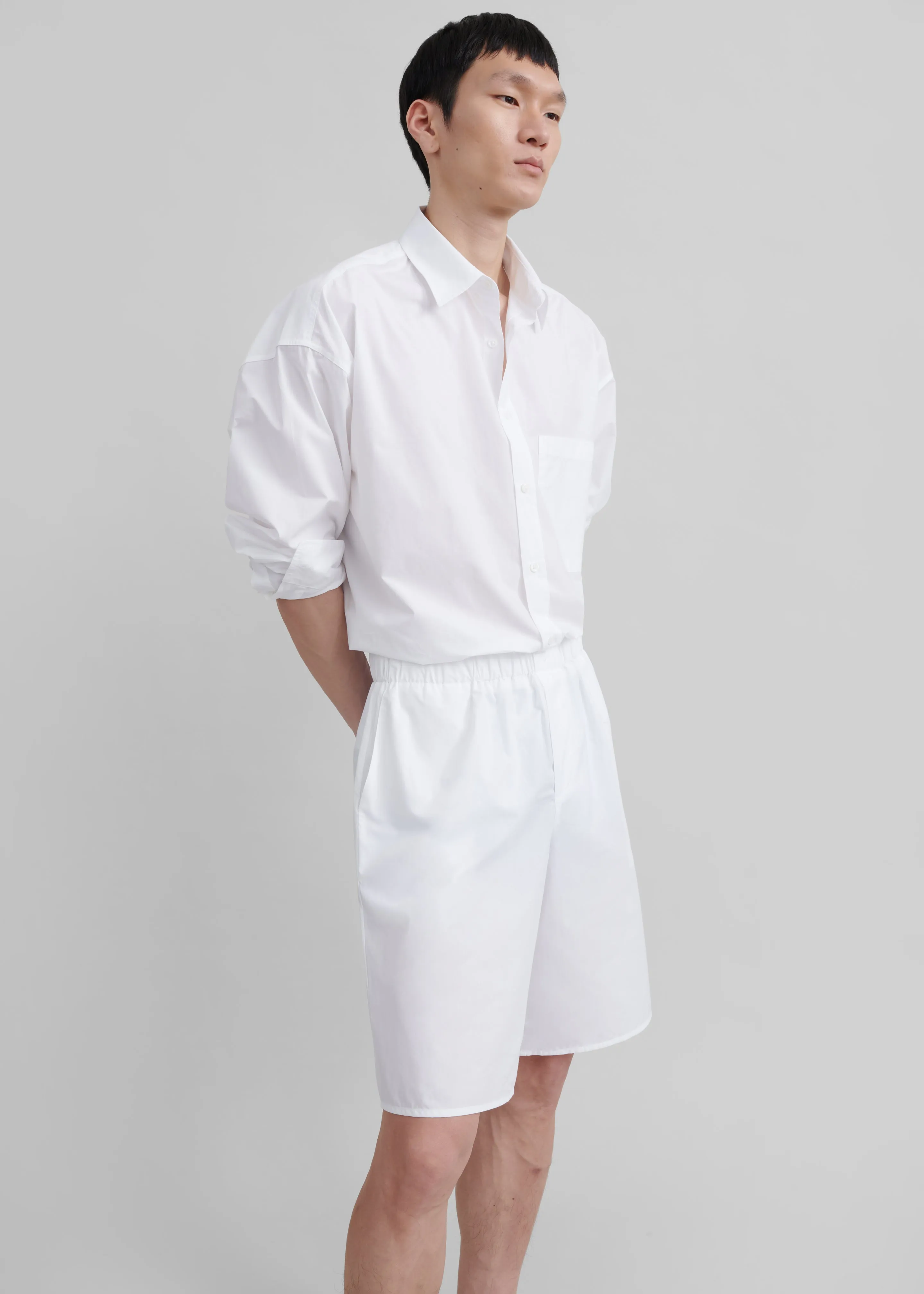 Matthias Boxer Bermuda Shorts - White