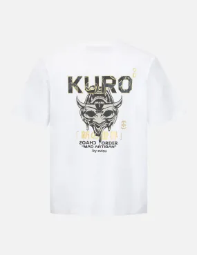 Melting Hannya Skull Print T-shirt