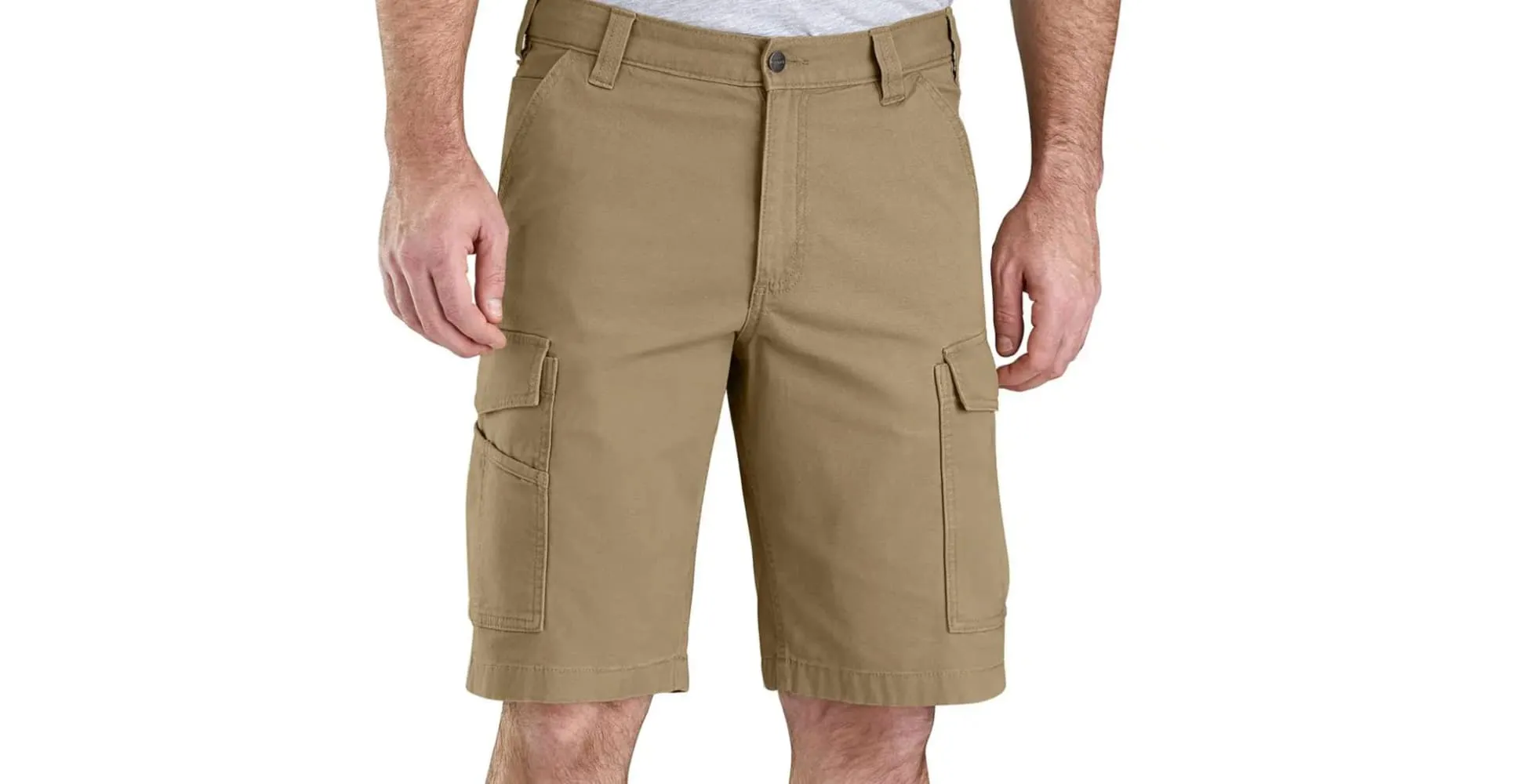 Men's Rugged Flex Rigby Cargo Short - Dark Khaki - 33