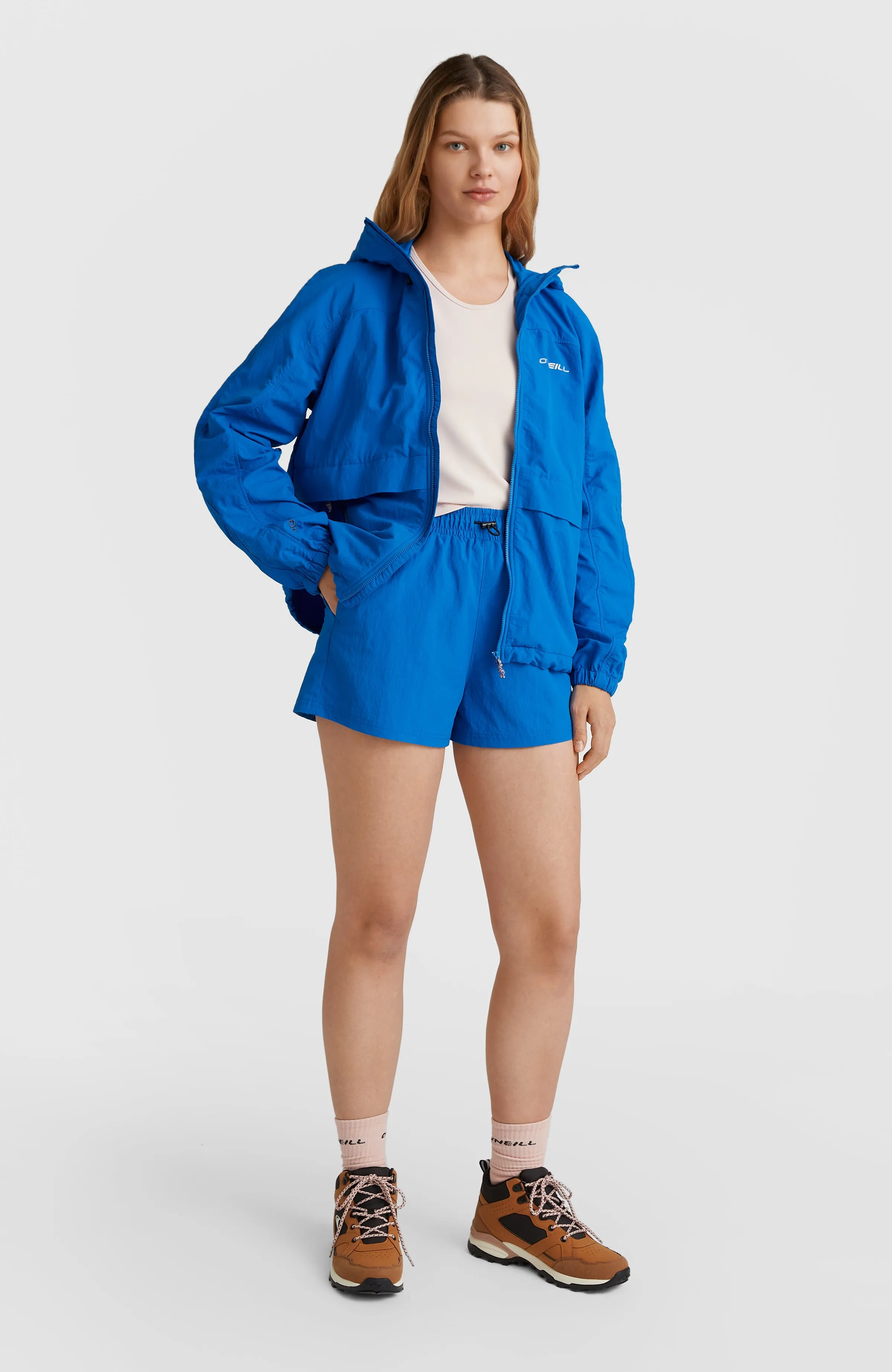 Trek High-Waist Shorts | Princess Blue